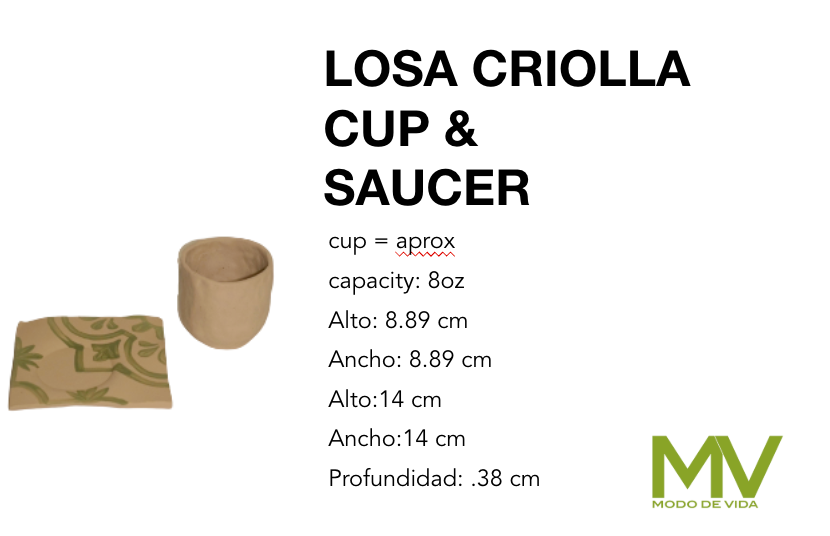 LOSA CRIOLLA – Cup & Saucer